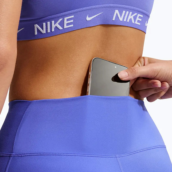 Тайтсы женские Nike Dri-FIT Swift HR 7/8 Sapphire/Reflective Silv - Фото 6 большая