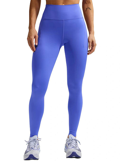 Тайтсы женские Nike Dri-FIT Swift HR 7/8 Sapphire/Reflective Silv - Фото 2 большая