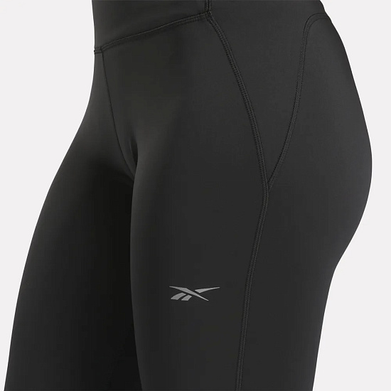 Тайтсы женские Reebok Lux Speed Hr Черный - Фото 5 большая