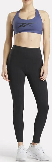 Тайтсы женские Reebok Lux Hr Черный - Фото 3 большая