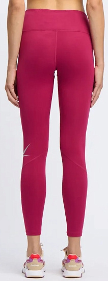 Тайтсы женские Reebok Running Vector Бордовый - Фото 4 большая