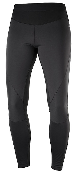 Тайтсы женские Salomon Trail Runner WS Black/Bk - Фото 1 большая