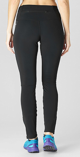 Тайтсы женские Salomon Trail Runner WS Black/Bk - Фото 3 большая