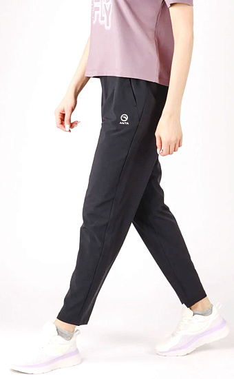 Брюки женские Anta Cross Training Basic Black - Фото 3 большая