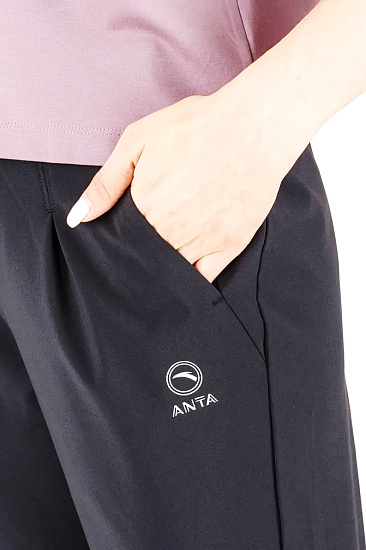 Брюки женские Anta Cross Training Basic Black - Фото 5 большая