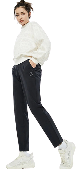 Брюки женские Anta Cross Training Basic Black - Фото 7 большая