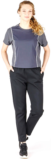 Брюки женские Anta A-sports Shape Basic Black - Фото 5 большая