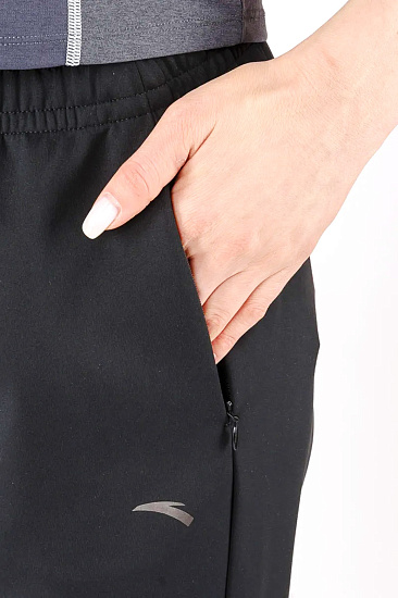 Брюки женские Anta A-sports Shape Basic Black - Фото 6 большая