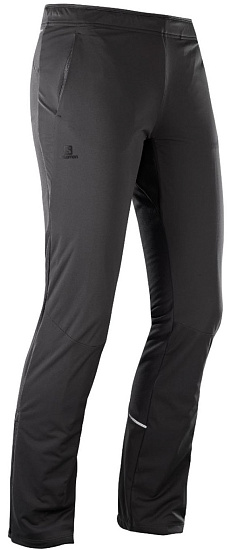 Брюки женские Salomon Agile Warm Black - Фото 4 большая