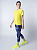 Тайтсы женские The North Face Mountain Athletics Flex 25in Aop Virtual Blue Li - Фото 6 малая