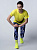 Тайтсы женские The North Face Mountain Athletics Flex 25in Aop Virtual Blue Li - Фото 9 малая
