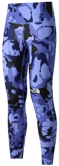 Тайтсы женские The North Face Mountain Athletics Flex 25in Aop Virtual Blue Li - Фото 1 большая