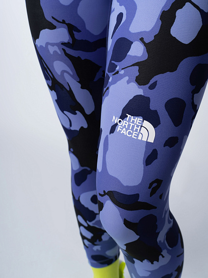 Тайтсы женские The North Face Mountain Athletics Flex 25in Aop Virtual Blue Li - Фото 14 большая