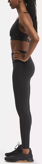 Тайтсы женские Reebok Lux Hr Black - Фото 3 большая