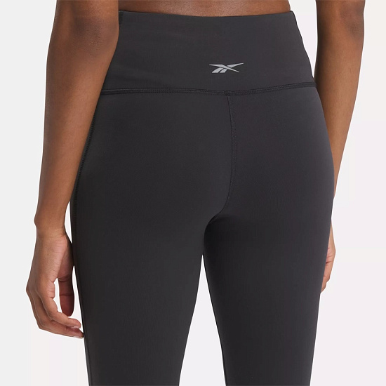 Тайтсы женские Reebok Lux Hr Black - Фото 6 большая