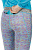 Тайтсы женские Mizuno Impulse Printed Long Мульти/Голубой - Фото 2 малая