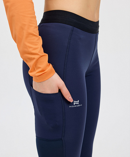 Тайтсы женские Nordski Pro 2.0 Indigo - Фото 9 большая