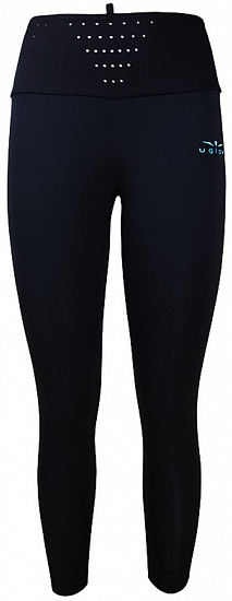 Тайтсы женские UGLOW Sfa Full Tight Black/Skyblue - Фото 1 большая