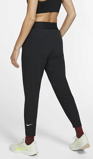 Брюки женские Nike Essential 7/8 Black/Black/Reflective Silv - Фото 4 большая