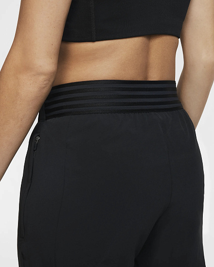 Брюки женские Nike Essential 7/8 Black/Black/Reflective Silv - Фото 6 большая