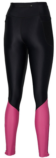 Тайтсы женские Mizuno Core Long Black/Pink Peacock - Фото 2 большая