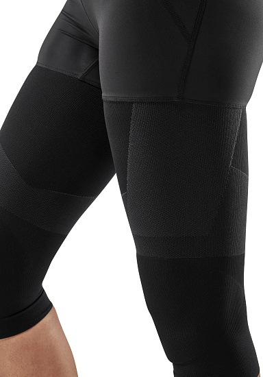 Тайтсы женские CEP Compression 3/4 CU61W Black - Фото 8 большая