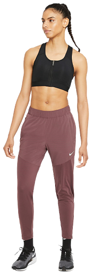 Брюки женские Nike Dri-FIT Essential Dark Wine - Фото 3 большая