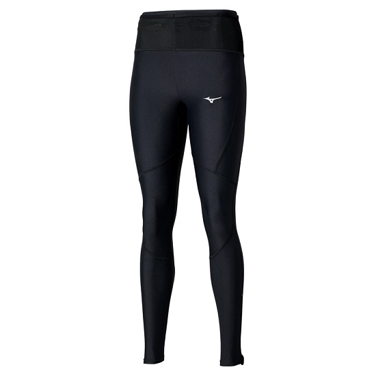 Тайтсы женские Mizuno Trail Multipocket Black - Фото 1 большая