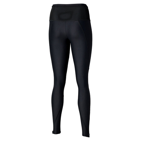 Тайтсы женские Mizuno Trail Multipocket Black - Фото 2 большая