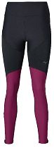 Тайтсы женские Mizuno Tech Thermal Charge Black/Dark purple