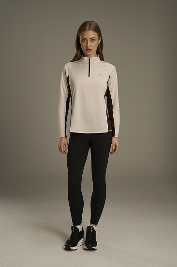 Тайтсы женские Anta Running Black - Фото 8 большая