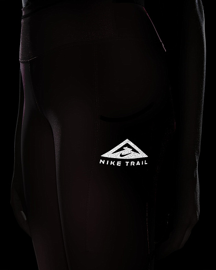 Тайтсы женские Nike Epic Luxe Trail Magic Ember/Black - Фото 9 большая