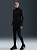 Тайтсы женские Nike Dri-FIT Tempo Hr 7/8 Flsh Black/Summit White - Фото 7 малая