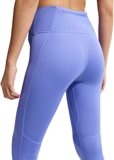 Тайтсы женские Nike Dri-FIT Tempo Hr 7/8 Sapphire/Reflective Silver - Фото 2 большая