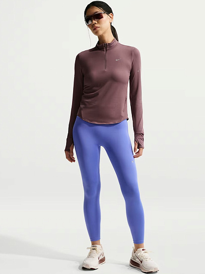 Тайтсы женские Nike Dri-FIT Tempo Hr 7/8 Sapphire/Reflective Silver - Фото 5 большая