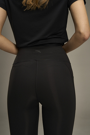 Тайтсы женские Anta 862537321 Black - Фото 12 большая