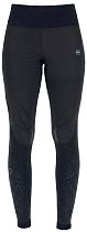 Тайтсы женские UYN Running Exceleration Wind Long Black/Cloud