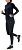 Брюки женские UYN Running Exceleration Wind Long Black/Cloud - Фото 6 малая