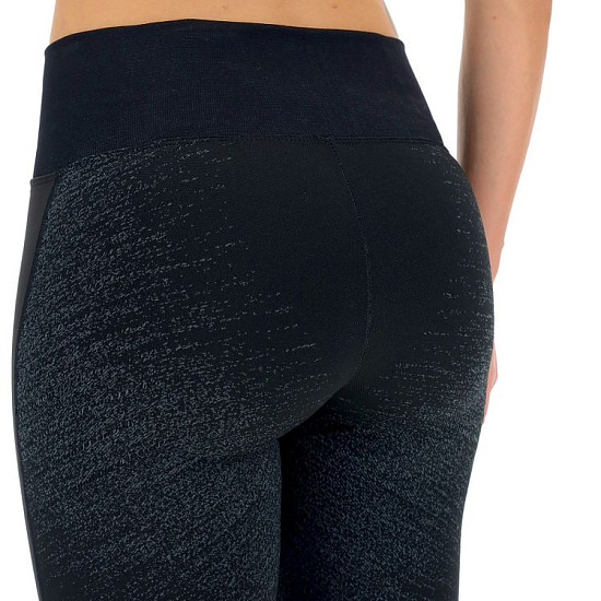 Брюки женские UYN Running Exceleration Wind Long Black/Cloud - Фото 5 большая