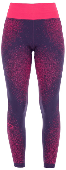 Тайтсы женские UYN Running Exceleration Long Plum/Pink Yarrow - Фото 1 большая