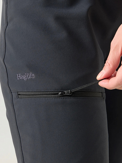 Брюки женские Haglofs Warm Flex True Black - Фото 8 большая