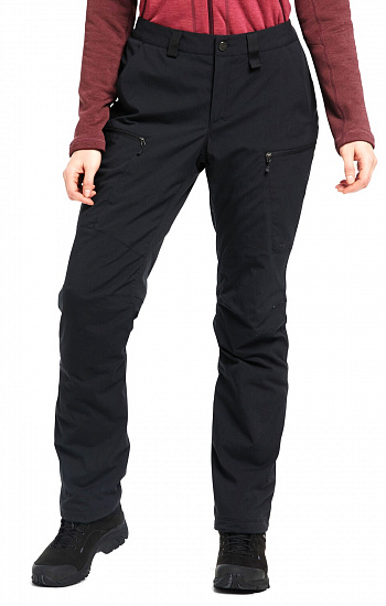 Брюки женские Haglofs Mid Fjell Insulated True Black - Фото 3 большая