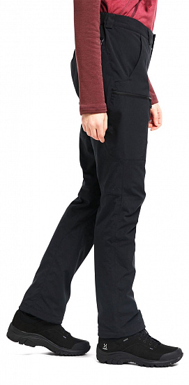 Брюки женские Haglofs Mid Fjell Insulated True Black - Фото 5 большая