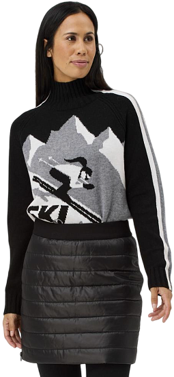 Юбка женская Krimson Klover Glide Black - Фото 3 большая