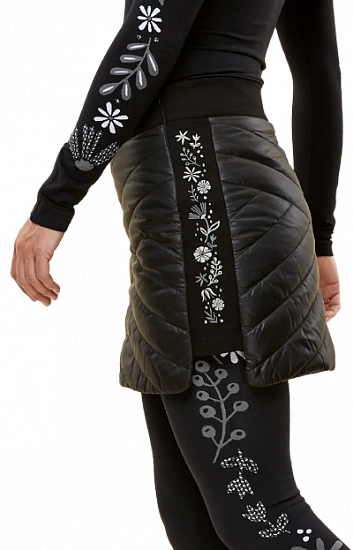 Юбка женская Krimson Klover Carving Black Floral - Фото 3 большая
