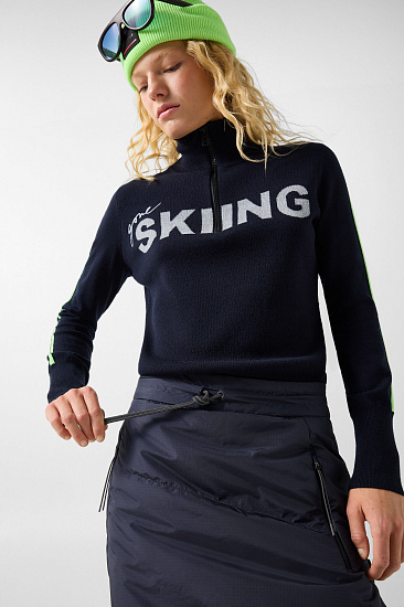Юбка женская Bogner Fire+Ice Belva Deepest Navy - Фото 5 большая