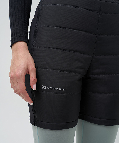 Шорты женские Nordski Hybrid Pro 2.0 Black - Фото 9 большая
