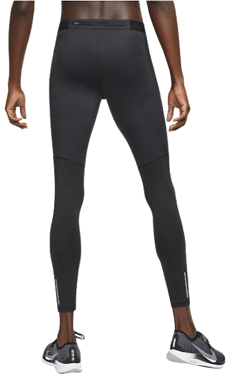 Тайтсы мужские Nike Phenom Elite Black/Reflective Silv - Фото 2 большая