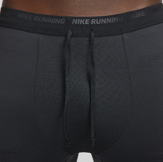 Тайтсы мужские Nike Phenom Elite Black/Reflective Silv - Фото 4 большая