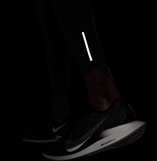 Тайтсы мужские Nike Phenom Elite Black/Reflective Silv - Фото 9 большая